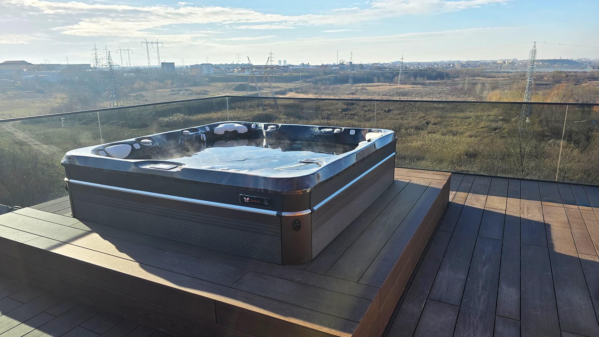 Cadă cu hidromasaj Caldera Spas Geneva şi Saună Personalizată 2