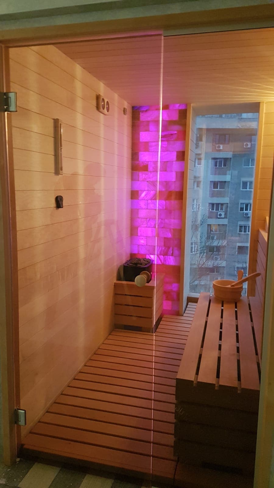 Saună uscată finlandeză – Centrul Medical Imamed, București 2