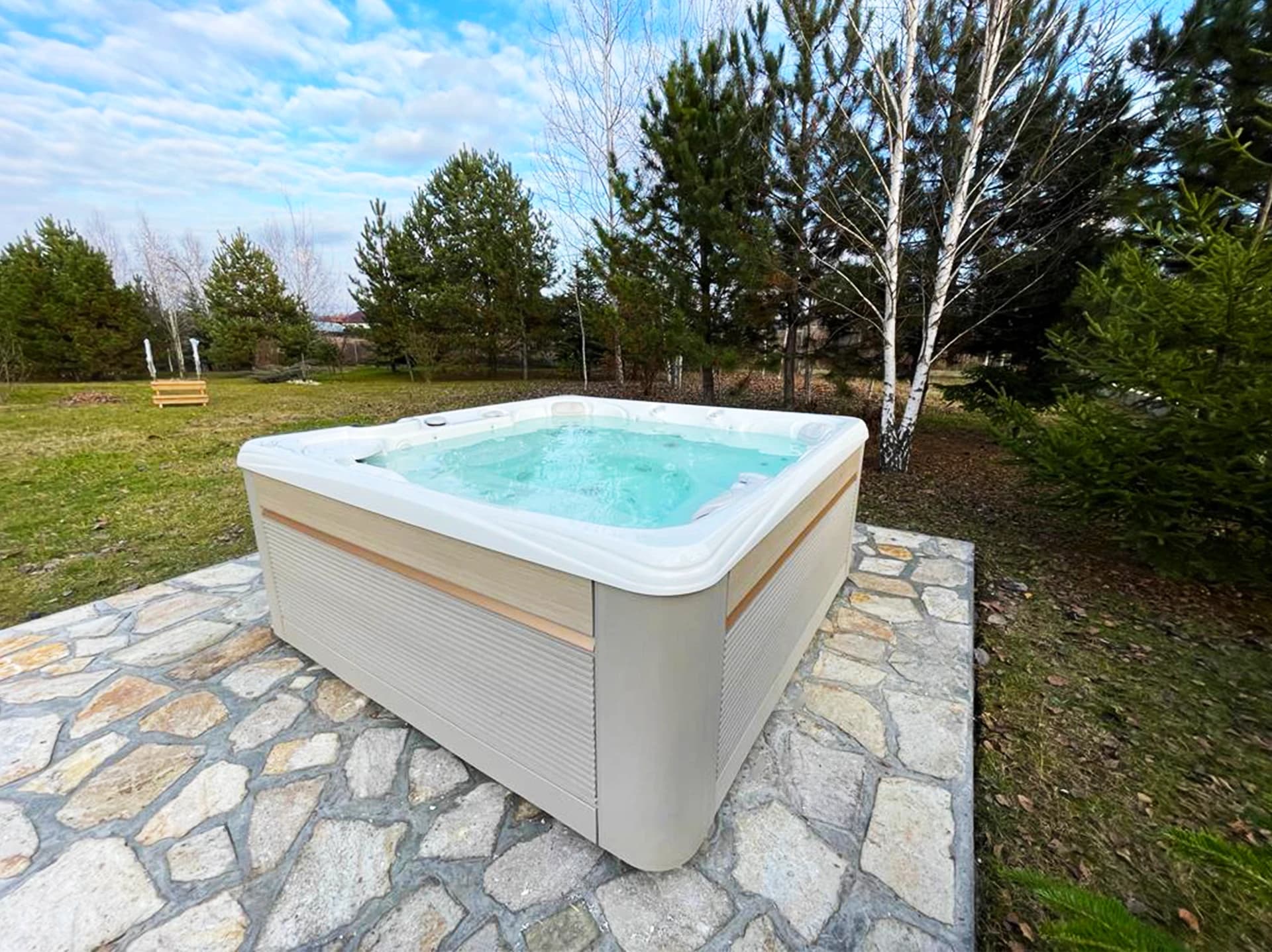 Cadă cu hidromasaj Caldera Spas® Seychelles – Periş