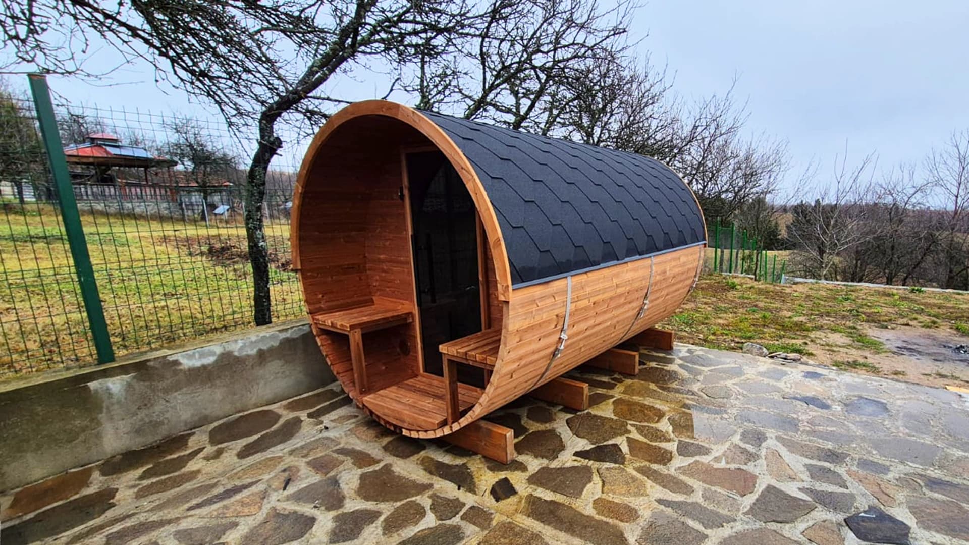 Saună de finlandeză exterior Auroom® Luma Cosy 300 – Timișoara