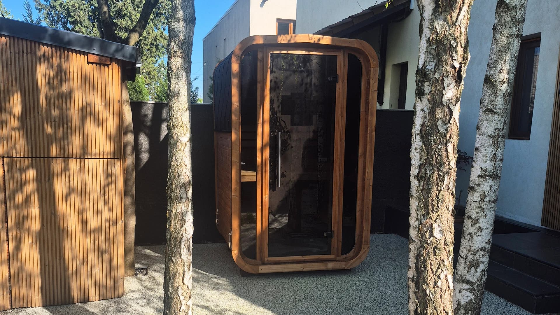 Saună de finlandeză exterior Auroom® Sola 140 – Ilfov
