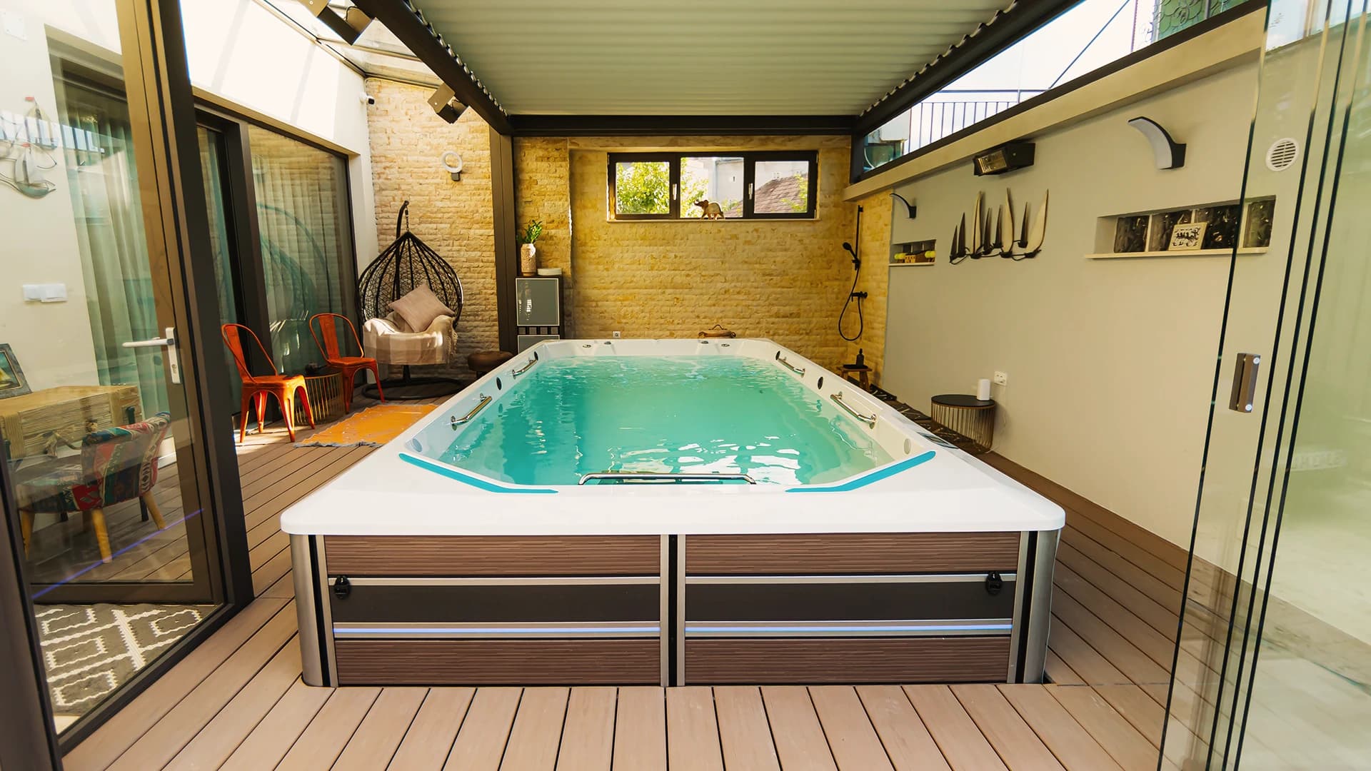 Swim Spa Endless Pools® E550 Premium – Proiect Hidrostyle în Cluj