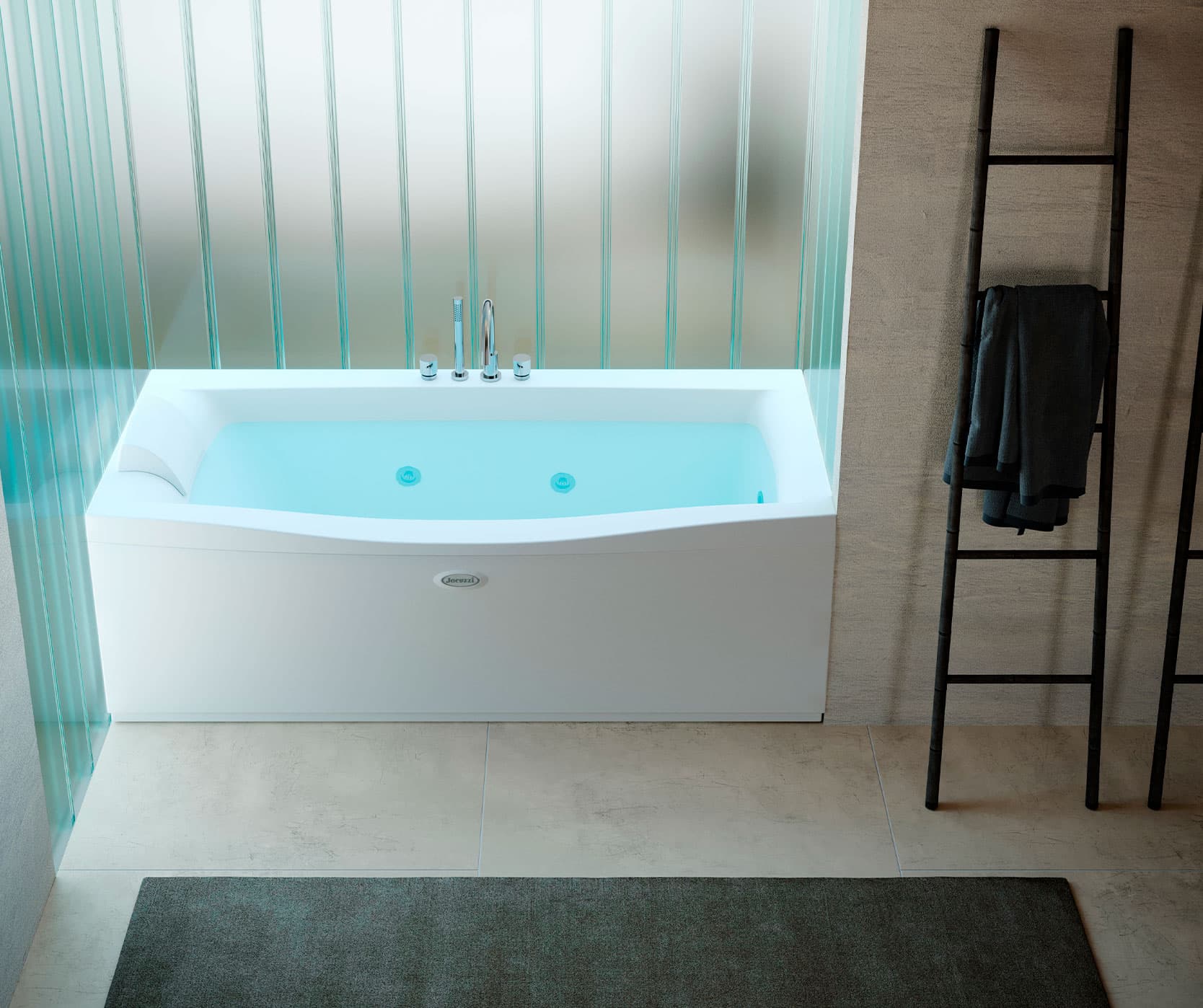Cadă de baie cu hidromasaj Jacuzzi® Versa (J-Quiet™)