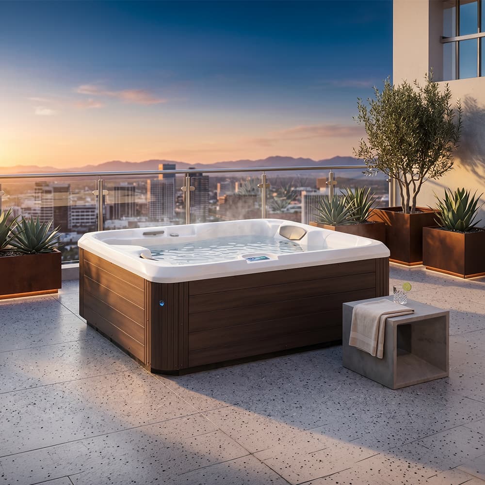Jacuzzi de exterior PLA 34L – 3 locuri, SUA