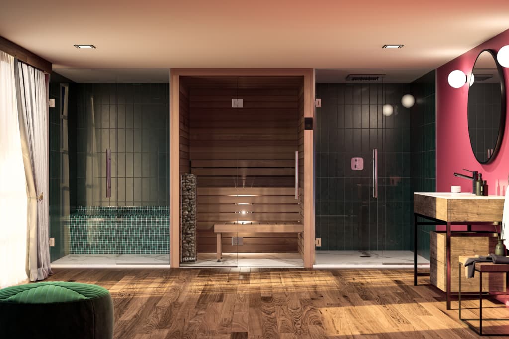 Saună Finlandeză de interior Auroom® Cala