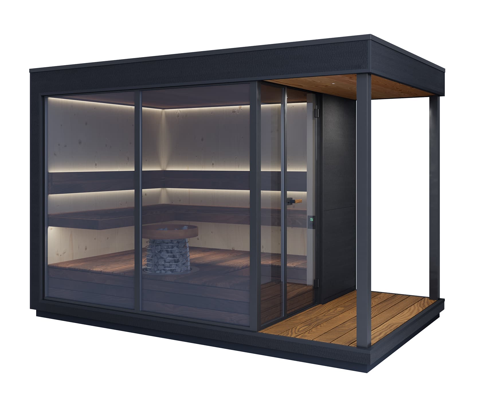 Saună exterioară Auroom® Quu