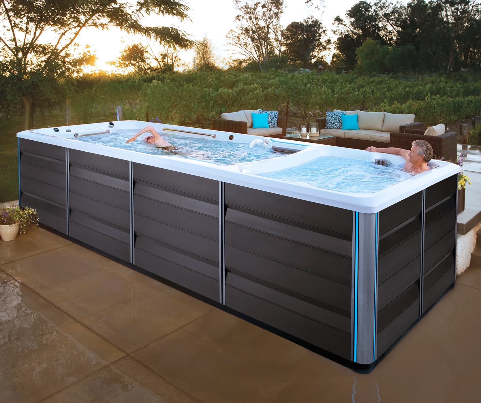 Piscină cu înot contracurent Endless Pools® X2000